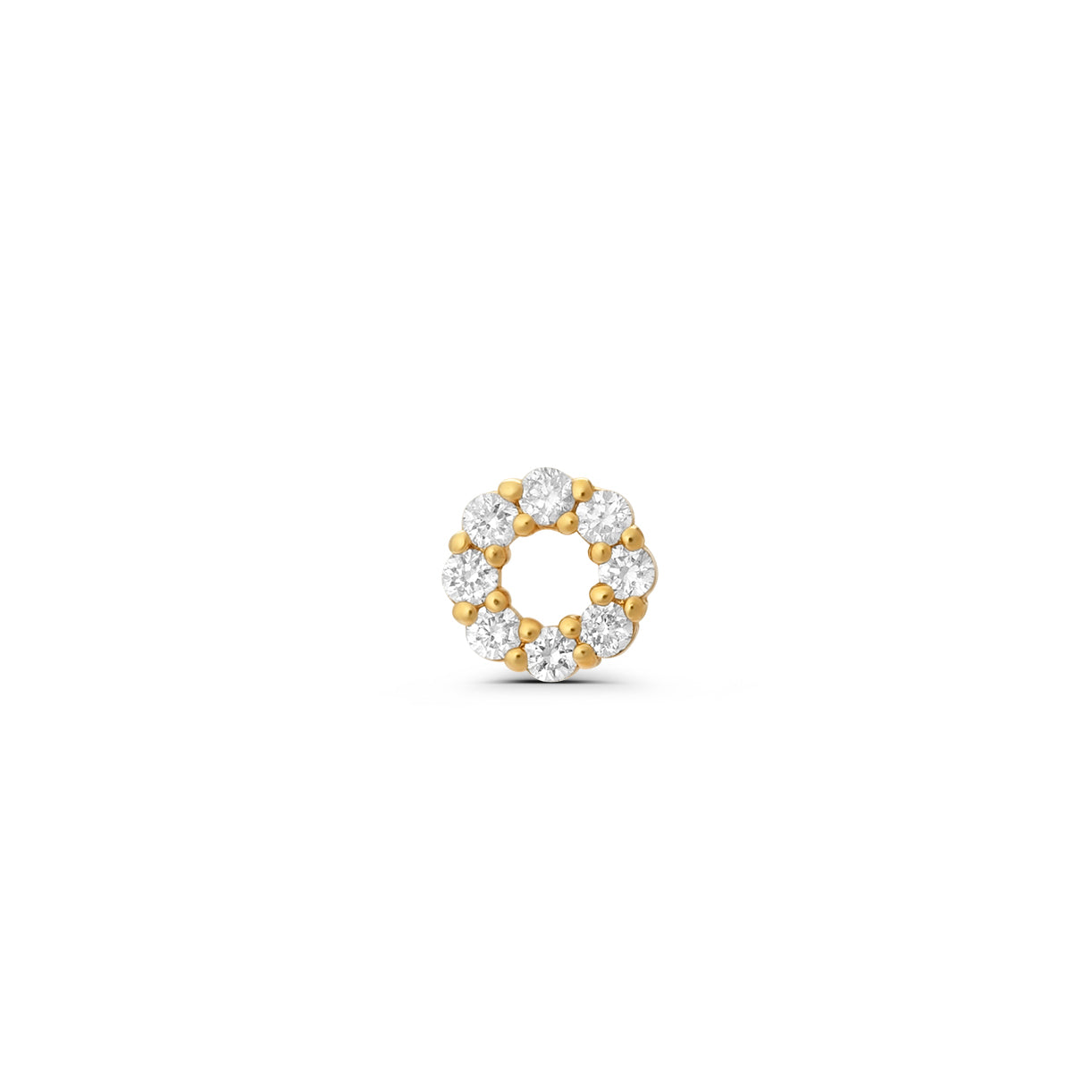 Diamond Circle Stud