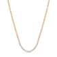 Curb Chain Tennis Necklace 2mm