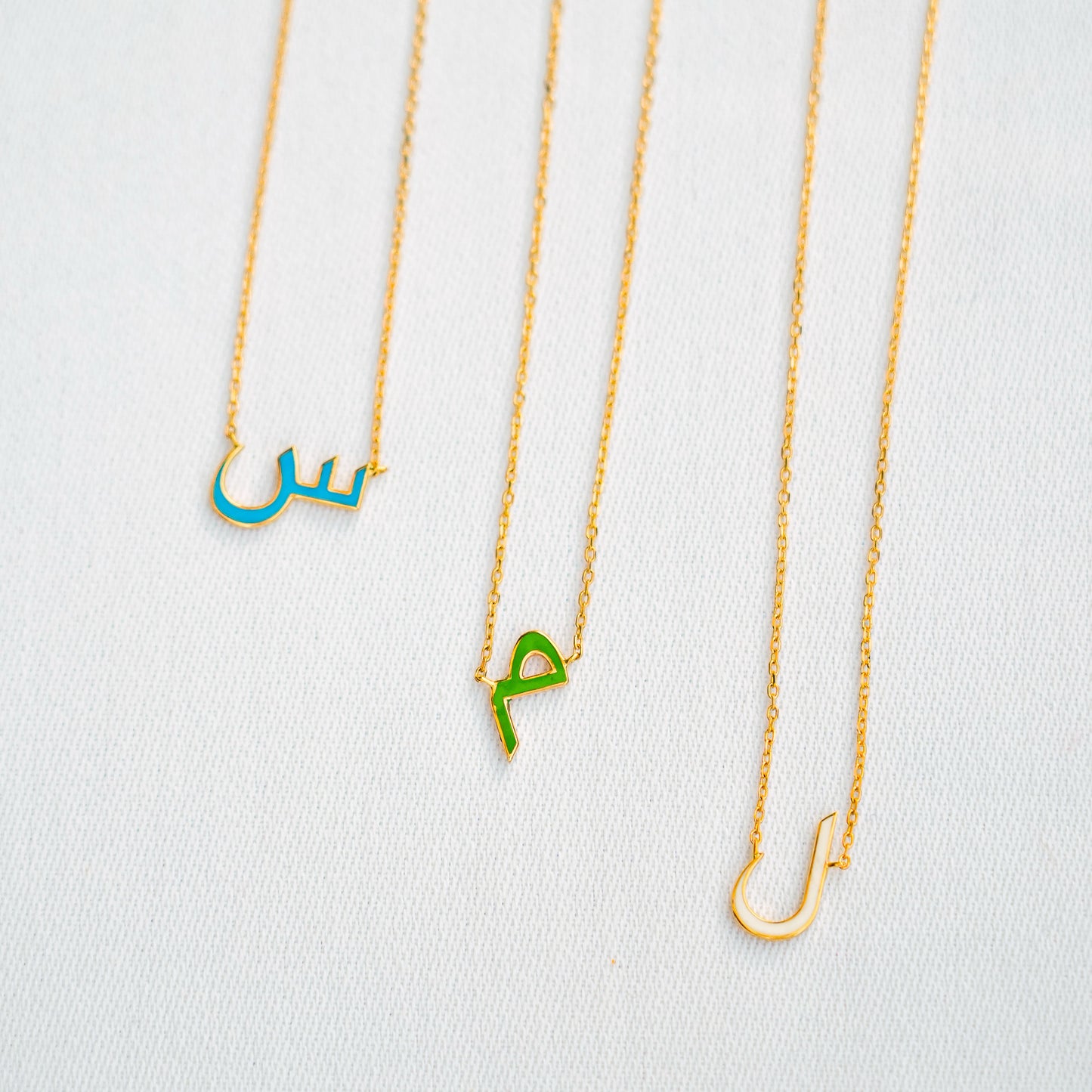 Colored Letter Necklace