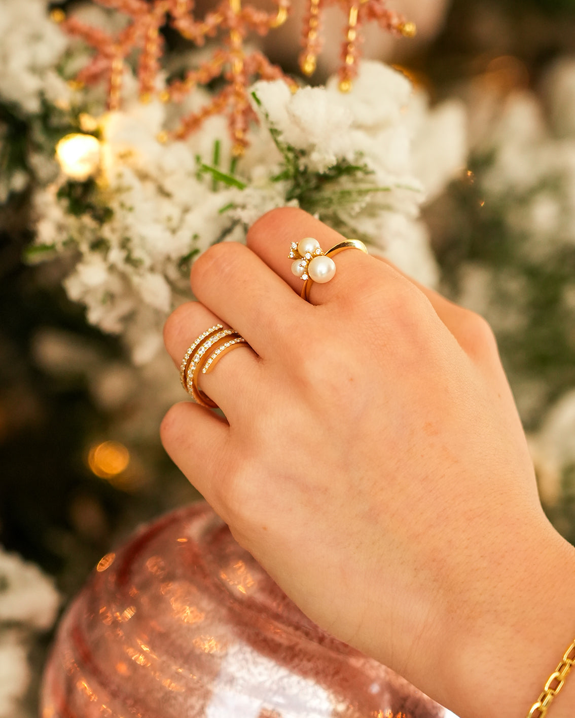 Three Pearls Ring