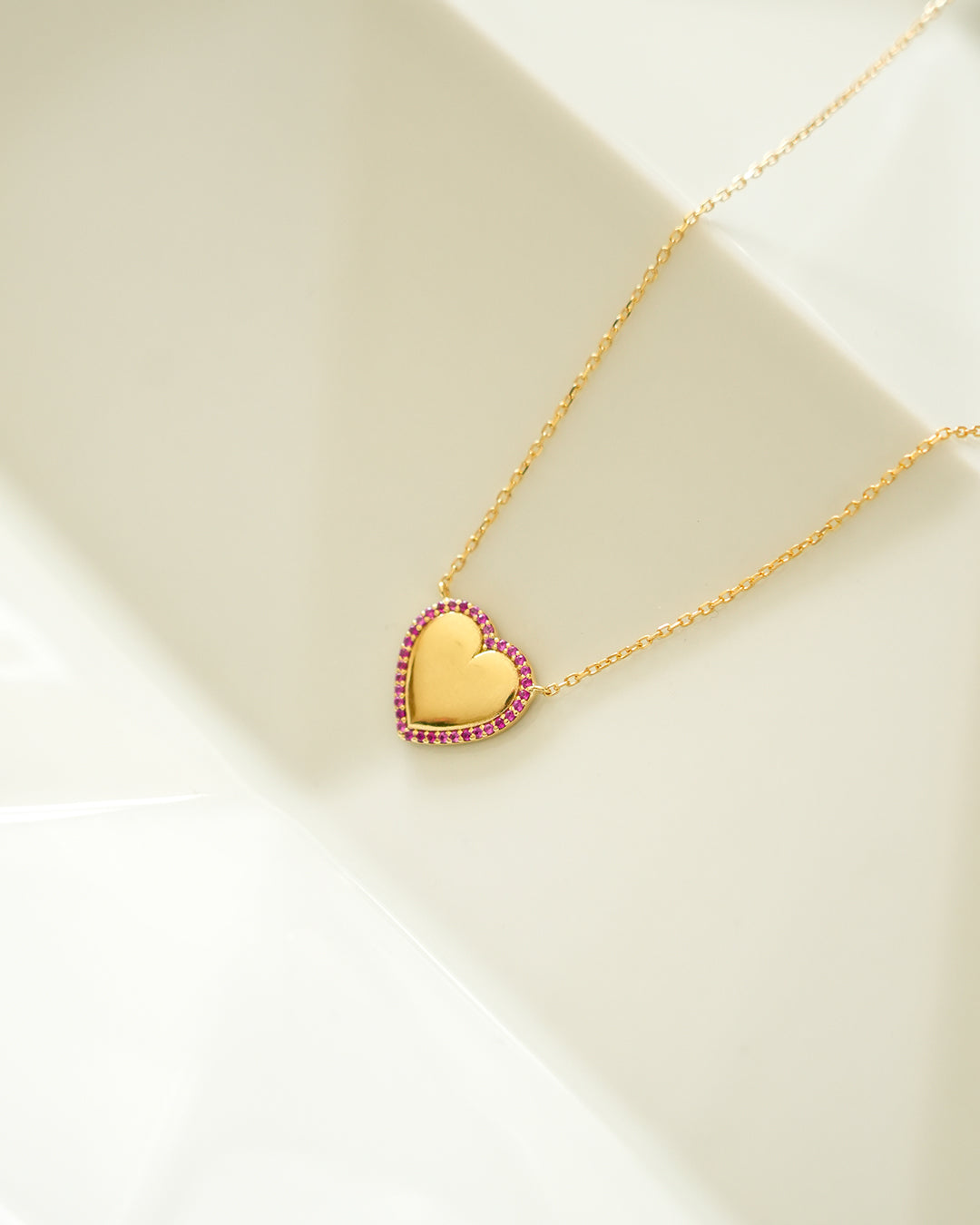 Framed Heart Necklace