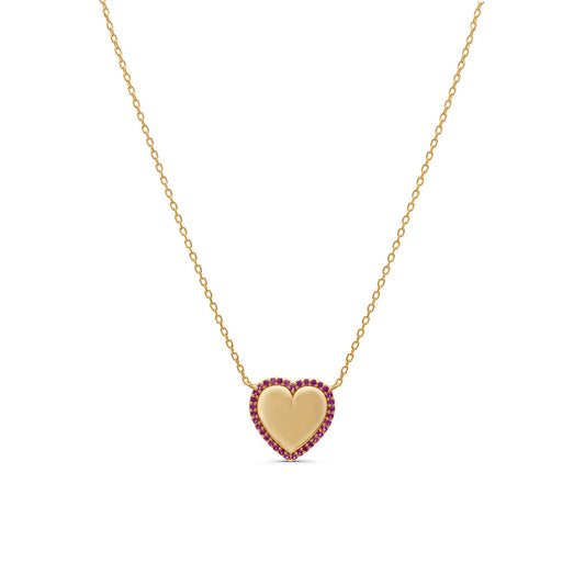 Framed Heart Necklace