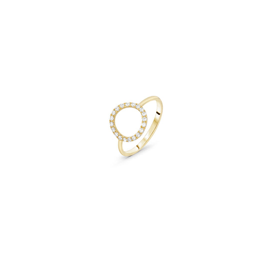 Circle Front Shape Ring